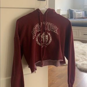 Cropped NYC Sweatshirt/ Shirt